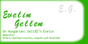 evelin gellen business card